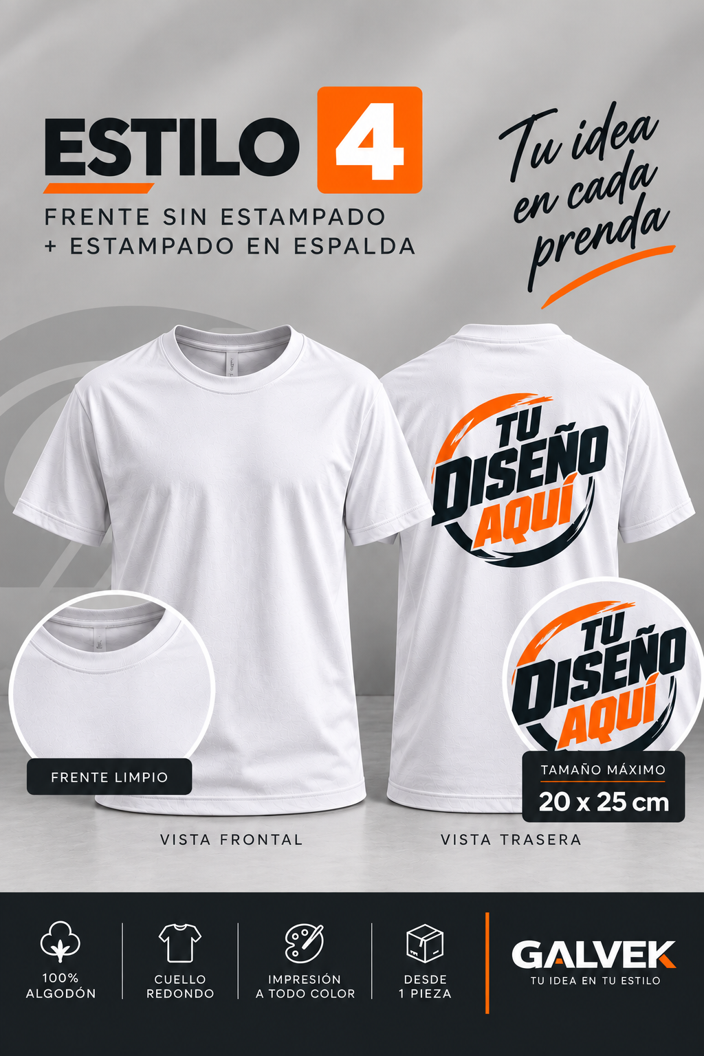 Playera Personalizada – Estilo 4