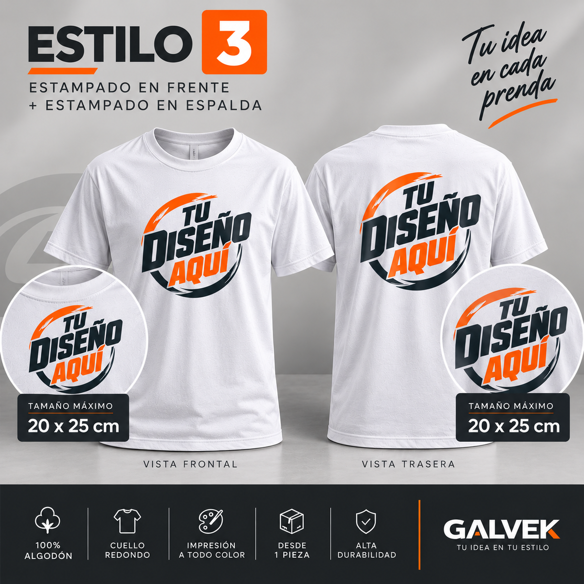 Playera Personalizada – Estilo 3