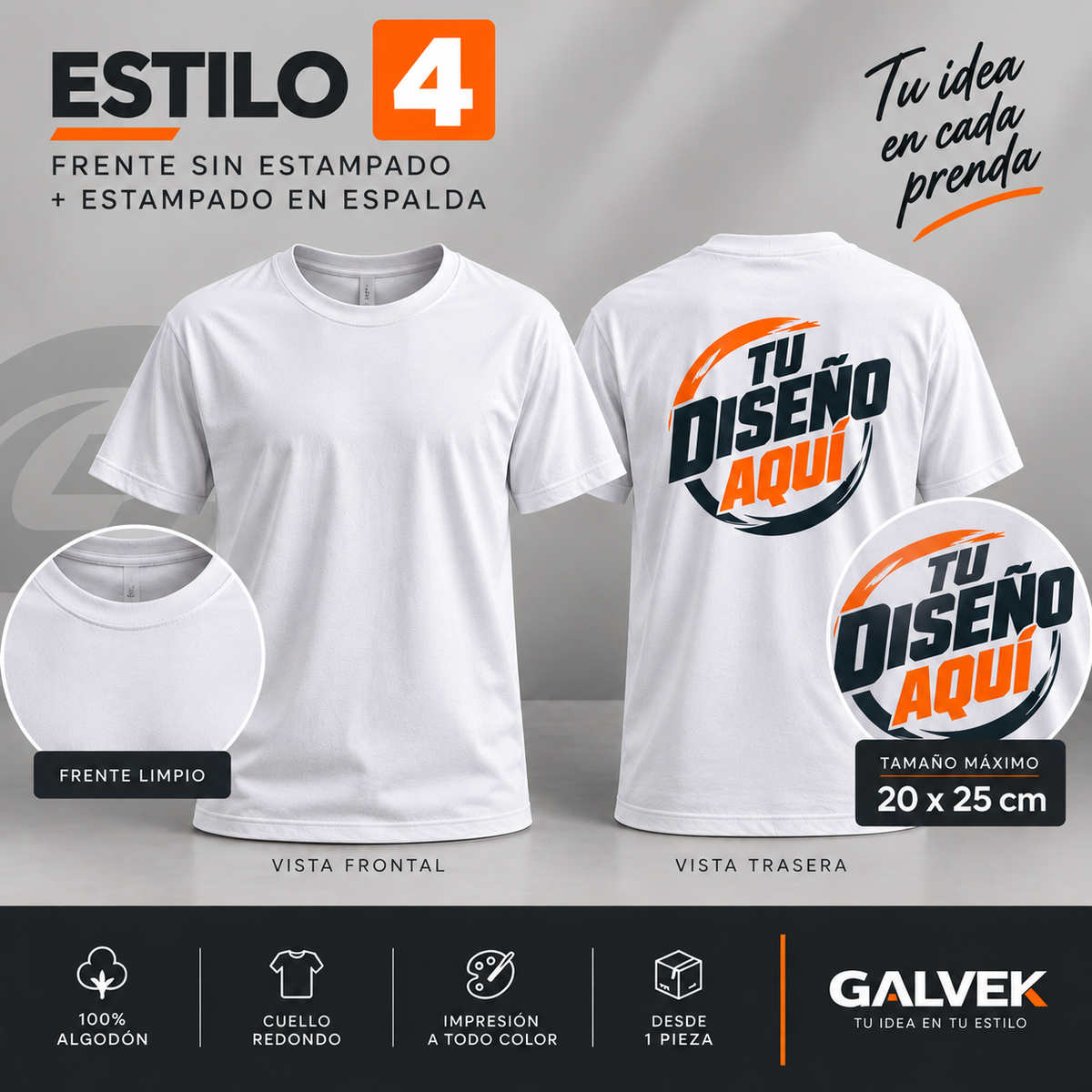 Playera Personalizada – Estilo 4