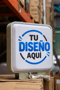 Anuncio Luminoso Led 40x40 Cm Doble Cara